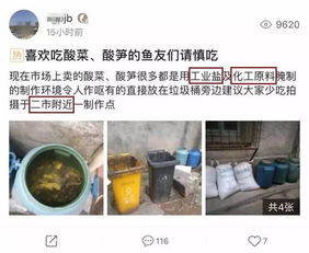 垃圾堆 工业盐 厦门一黑作坊如此腌酸菜,网友看吐 先给作坊主来十斤
